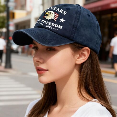 250 Anniversary USA Hat Adjustable America 250th Anniversary Hat 1776-2026 Baseball Cap in Saudi Arabia