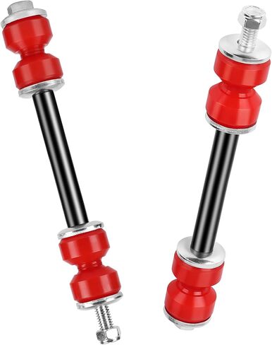 Richeer K80631 Front Sway Bar Link 2PCS لـ 1999-2007 شيفروليه سيلفرادو سييرا 1500/2500/3500، تاهو أفالانش إكسبريس / جي إم سي سييرا يوكون / كاديلاك إسكاليد لوصلة تثبيت التأثير استبدال K700539 in Kuwait