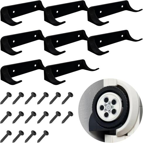 12 Pack Car Wall Mount - Compatible with Speed Champion Series - Collectible Car Display Rack for Enthusiasts - Display Cars by Wheels on Wall in Saudi Arabia