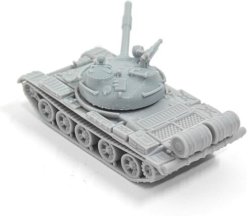 5PCS 1/144 Scale DIY T-62 Main Battle Tank – Cold War Soviet T62 MBT 3D Resin Model for Display and Collection in Saudi Arabia