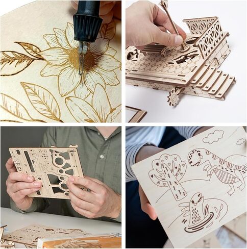 36 Pack Basswood Sheets 1/16 inch, 11.8"x11.8"x1/16 Craft Plywood Sheets, 1.5mm Basswood for Laser Cutting, Plywood Board Unfinished Wood for Crafts DIY Ornaments and Models Engraving Drawing in Kuwait