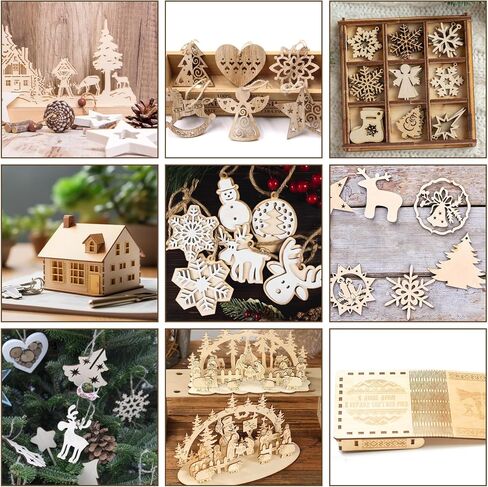 36 Pack Basswood Sheets 1/16 inch, 11.8"x11.8"x1/16 Craft Plywood Sheets, 1.5mm Basswood for Laser Cutting, Plywood Board Unfinished Wood for Crafts DIY Ornaments and Models Engraving Drawing in Kuwait