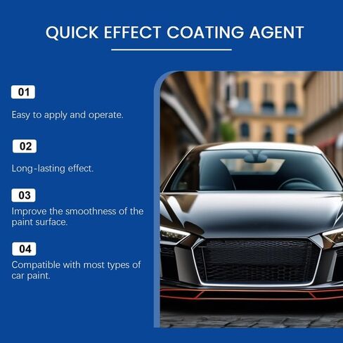 2026 New Car Coating Spray, Quick Effect Polish Spray, All-in-One Waterless Wash & Scratch Repair, Persistent Type Fast Coatin Protection (2PCS) in Saudi Arabia