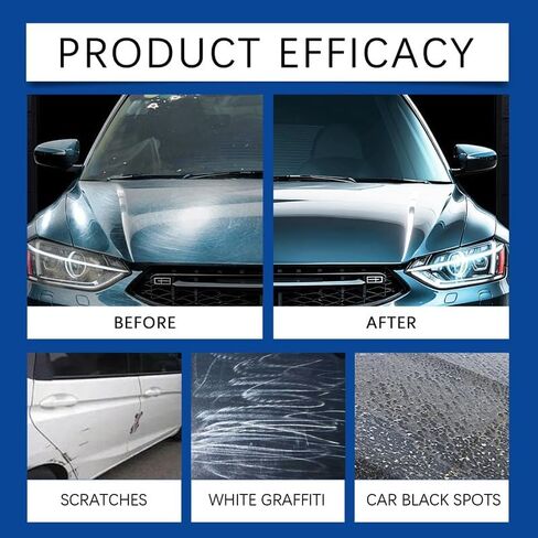 2026 New Car Coating Spray, Quick Effect Polish Spray, All-in-One Waterless Wash & Scratch Repair, Persistent Type Fast Coatin Protection (2PCS) in Saudi Arabia