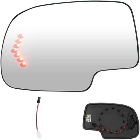Youxmoto Driver Left and Passenger Right Heated Side Mirror Glass,2003-2006 Fit for Chevy Silverado Avalanche Suburban 1500 2500 3500 Tahoe/Fit for GMC Sierra Yukon Fit for Cadillac Escalade 88944391 in Saudi Arabia