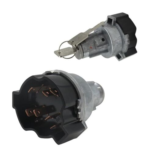Replacement Ignition Lock Cylinder Starter Switch Compatible for 1967-1972 Chevrolet C10/C20/C30 Suburban, Includes Keys, Replaces for LS105 in Saudi Arabia