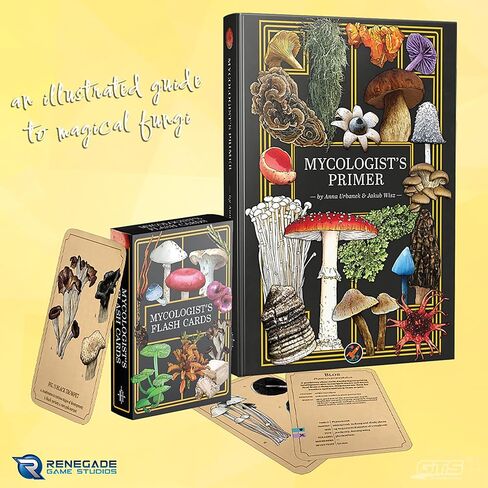 Renegade Games: Mycologist’s Primer - A System Agnostic for Any RPG System, Full-Color Hardcover Book, Mycology-Legends-Folklore, Tabletop Roleplaying in Kuwait