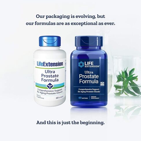 تركيبة Life Extension Ultra Prostate - مكمل لصحة البروستاتا للرجال مع بيتا سيتوستيرول، بالميتو المنشاري، الليكوبين، بذور اليقطين - 60 كبسولة هلامية in Saudi Arabia