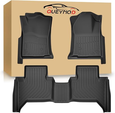Floor Mats Compatible with 2012-2017 Toyota Camry (Not for Hybrid), All Weather TPE Liners, Black in Saudi Arabia