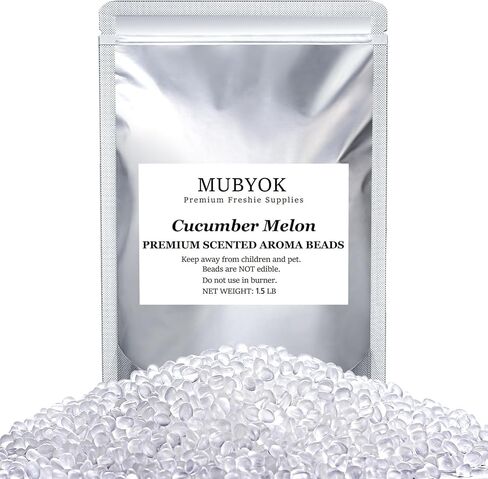 MUBYOK 1.5LB Midnight Ice Premium Scented Aroma Beads for Making Car Freshies Supplies PreScented Beads for Car Air Freshener Sachets Long-Lasing Scent in Saudi Arabia