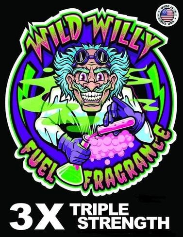 عطر/رائحة وقود Wild Willy Cherry، زجاجة سعة 118 مل، متوافقة مع وقود الميثانول والكحول والغاز والنيترو ووقود الديزل! in Kuwait