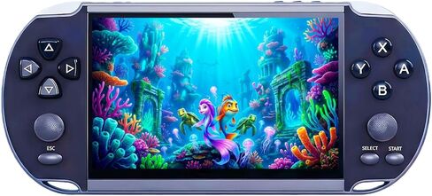 5.1 Inch Portable Retro Video Game Console Nostalgia Handheld Gaming Eevice MP4 MP3 Music Children's Electronic Game Toys Birthday Suitable for Home/Outdoors/Travel in Saudi Arabia