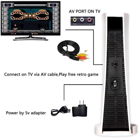Game Station 5 USB Wired Video Game Console with 200 Classic Games 8 Bit GS5 TV Console Retro Handheld Game Player AV Output in Saudi Arabia