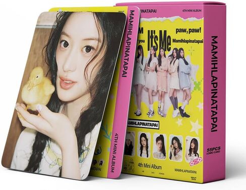 مجموعة بطاقات ILLIT الألبوم الصغير الرابع MAMIHLAPINATAPAI Lomo - 55 قطعة من بطاقات صور HD Kpop، بضائع قابلة للتجميع لمحبي MAGO، وبطاقات صور فردية وجماعية من ILLIT in Kuwait