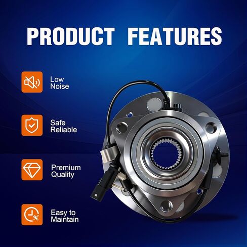 515160 Wheel Hub Bearing Assembly Compatible with Chevrolet Chevy Silverado 1500 Silverado 1500 LD 2015-2020 Suburban Tahoe GMC Sierra 1500 Limited Yukon XL Cadillac Escalade ESV XTS in Saudi Arabia
