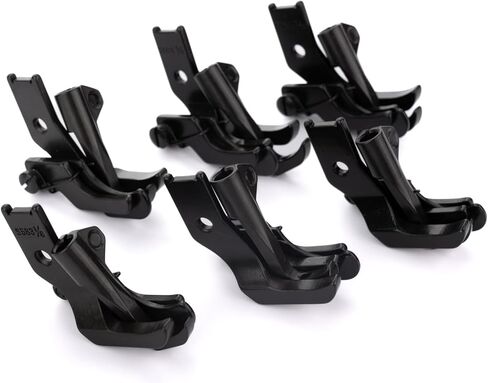 for JUKI Brand DNU-1541 Singer Brand CONSEW Brand 206RB 225 226 226R 6 Sets Walking FEET with Right Left Edge (#S585R 1/8 3/16 1/4 + #S585L 1/8 3/16 1/4) in Saudi Arabia