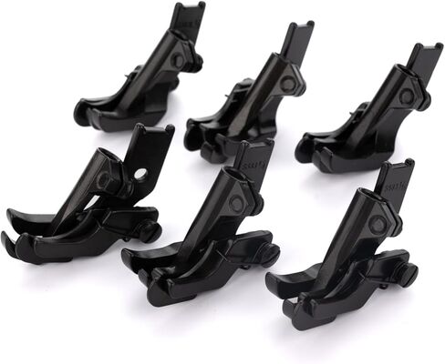for JUKI Brand DNU-1541 Singer Brand CONSEW Brand 206RB 225 226 226R 6 Sets Walking FEET with Right Left Edge (#S585R 1/8 3/16 1/4 + #S585L 1/8 3/16 1/4) in Saudi Arabia