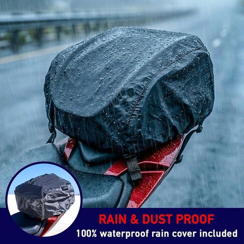 Nomad Motorcycle Tail Bag 18-22L – Expandable Waterproof Rear Seat Bag, Sissy Bar Luggage, Helmet Fits, Touring Motorcycle Bag, Cruiser, Sportster, Softail, Dyna, Dual Sport in Saudi Arabia