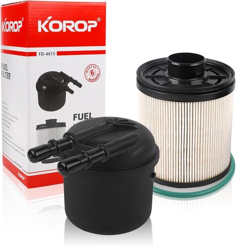 KOROP 6.7 Powerstroke fuel filter Water Separator Kit Compatible with 2011-2016 Ford F250,F350,F450,F550 Super Duty 6.7L Diesel Engine Replaces FD4615 BC3Z-9N184-B in Kuwait