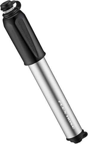 مضخة يدوية للدراجة من Lezyne Sport Drive HP، 120 رطل لكل بوصة مربعة، الطريق، دراجة الحصى، صمام بريستا وشرايدر، الضغط العالي in Kuwait