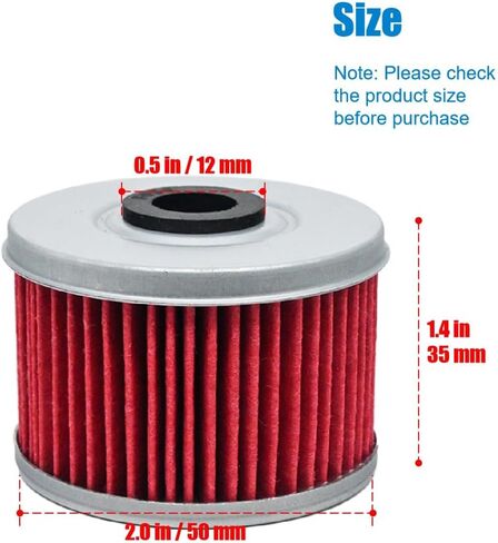 3Pack HF113 15412-HM5-A10 Oil Filter Replacement for Honda Foreman 450 400 500 Rancher 350 TRX420 TRX250 TRX300 TRX350 TRX400EX TRX420FE TRX450ES TRX500FE XL250R in Saudi Arabia