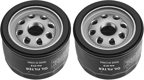 2 قطعة فلتر زيت 49065-0721 متوافق مع محرك كاواساكي FR600V FR691V FR730V FX600V FX730V FS691V FX691VFR651V FS651V استبدال المحرك 49065-7007 in Kuwait