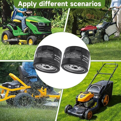 2 قطعة فلتر زيت 49065-0721 متوافق مع محرك كاواساكي FR600V FR691V FR730V FX600V FX730V FS691V FX691VFR651V FS651V استبدال المحرك 49065-7007 in Kuwait