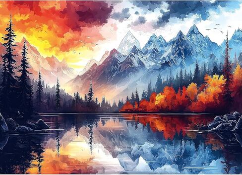 YULIDECO Highland Cow Diamond Art,DIY Bathroom Diamond Art Kits for Adults,Full Drill Diamond Painting Kit,Home Wall Decor Diamond Painting(12x16 Inch) in Saudi Arabia