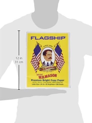Flagship W.B. Mason Copy Paper, 92 Bright, 20 lb., 500/RM in Saudi Arabia