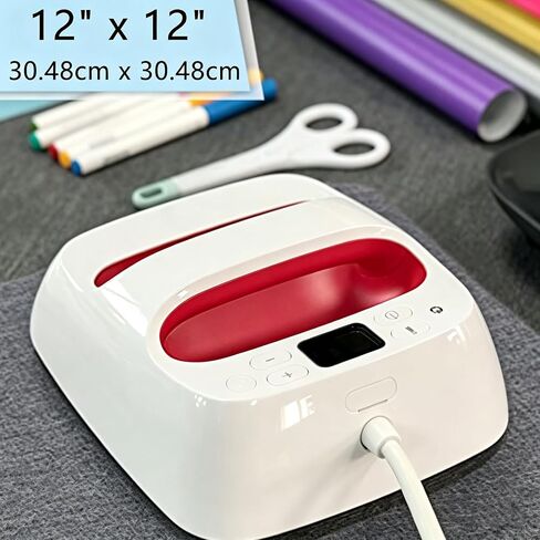 حصيرة الضغط الحراري Corey-z متوافقة مع Cricut EasyPress 2 / EasyPress، حصيرة مقاومة للحرارة لنقل الحديد من الفينيل HTV، الكي الحرفي بنفسك (12 × 12 بوصة) in Kuwait