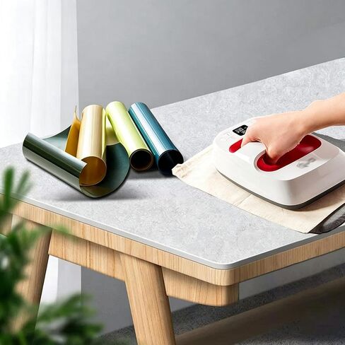 حصيرة الضغط الحراري Corey-z متوافقة مع Cricut EasyPress 2 / EasyPress، حصيرة مقاومة للحرارة لنقل الحديد من الفينيل HTV، الكي الحرفي بنفسك (12 × 12 بوصة) in Kuwait