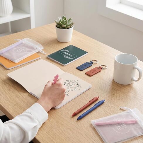 24 Set/48 Pcs Positive Affirmation Gifts Set Mini Notebooks Bulk With Positive Motivational Pens Keychain Organza Bags Encouragement Motivational Inspirational Gifts Bulk For Women Stress Relief Self Care in Kuwait