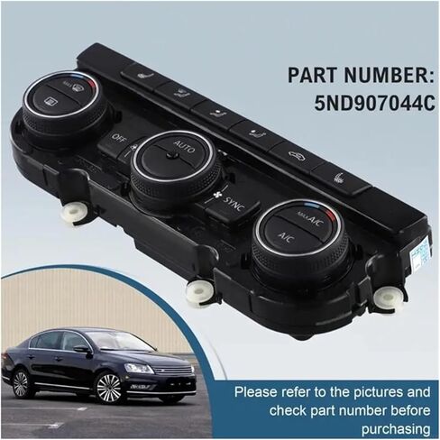 مفاتيح لوحة التحكم في تكييف الهواء المتوافقة مع قطعة غيار Golf MK6 5ND907044C R6FB in Kuwait