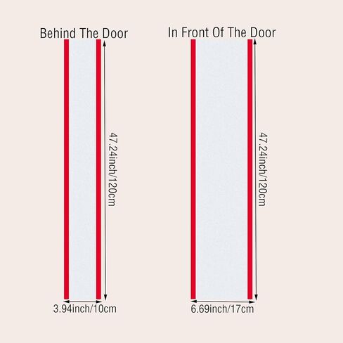 2-Pack Door Pinch Protectors - Child Safety Hinge Covers for 90° & 180° Doors, Baby Proofing Finger Guard for Home Gates & Frames, Anti-Pinch Shield in Kuwait