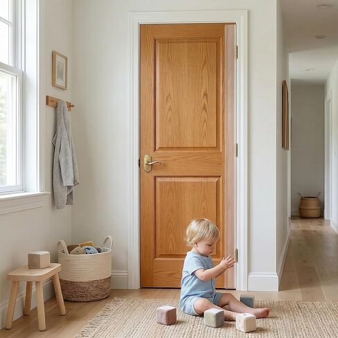 2-Pack Door Pinch Protectors - Child Safety Hinge Covers for 90° & 180° Doors, Baby Proofing Finger Guard for Home Gates & Frames, Anti-Pinch Shield in Kuwait