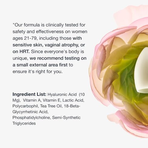 10 MG Hyaluronic Acid Suppositories for Women with Vitamin E, Vitamin A. Product of USA. Made in Italy. for Extreme Vaginal Dryness in Saudi Arabia