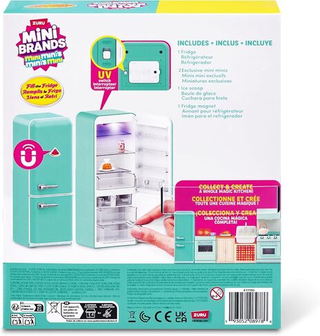Mini Brands -Fill The Fridge-Series 1-1PK Fill The Fridge PLAYSET S1 and 2PK INT Capsules S1 Combo in Saudi Arabia