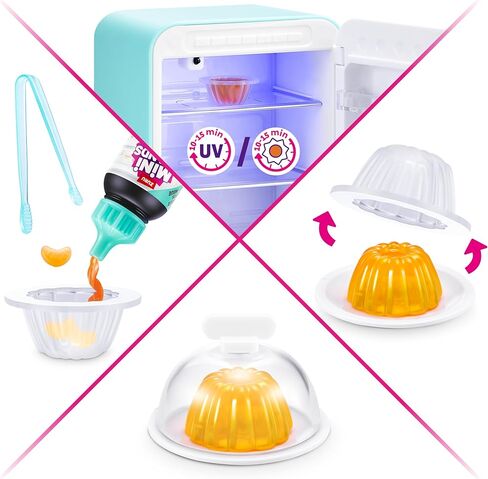 Mini Brands -Fill The Fridge-Series 1-1PK Fill The Fridge PLAYSET S1 and 2PK INT Capsules S1 Combo in Saudi Arabia
