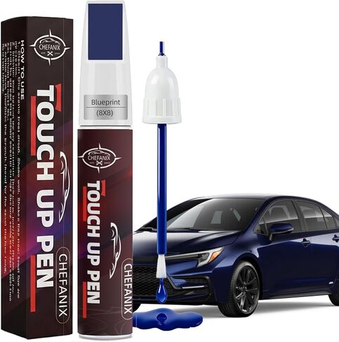 قلم طلاء Ice Cap/Super White(040) متوافق مع Toyota - مطابقة الألوان تمامًا، فرشاة وقلم 2 في 1، طقم إصلاح خدوش طلاء السيارة لـ RAV4/Camry/Corolla/Tacoma/Highlander/Sienna in Kuwait