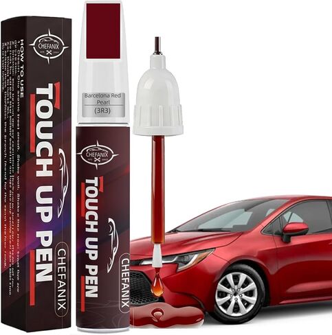 Ice Cap/Super White(040) Touch Up Paint Pen Compatible with Toyota - Exact Color Match, 2-in-1 Brush & Pen,Car Paint Scratch Repair Kit for RAV4/Camry/Corolla/Tacoma/Highlander/Sienna in Saudi Arabia