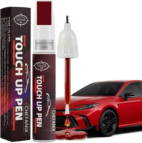 Ice Cap/Super White(040) Touch Up Paint Pen Compatible with Toyota - Exact Color Match, 2-in-1 Brush & Pen,Car Paint Scratch Repair Kit for RAV4/Camry/Corolla/Tacoma/Highlander/Sienna in Saudi Arabia
