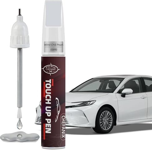 Ice Cap/Super White(040) Touch Up Paint Pen Compatible with Toyota - Exact Color Match, 2-in-1 Brush & Pen,Car Paint Scratch Repair Kit for RAV4/Camry/Corolla/Tacoma/Highlander/Sienna in Saudi Arabia