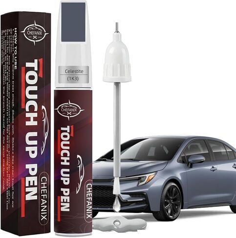 Ice Cap/Super White(040) Touch Up Paint Pen Compatible with Toyota - Exact Color Match, 2-in-1 Brush & Pen,Car Paint Scratch Repair Kit for RAV4/Camry/Corolla/Tacoma/Highlander/Sienna in Saudi Arabia