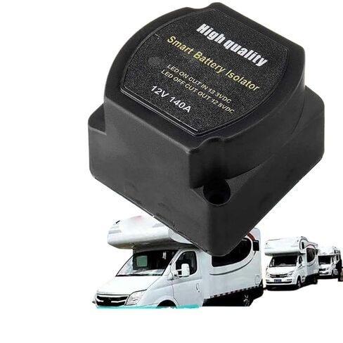 Voltage Sensitive Relay VSR Switch 12V 140 Amp Compatible with Car ATV UTV Boats RV Camper in Saudi Arabia