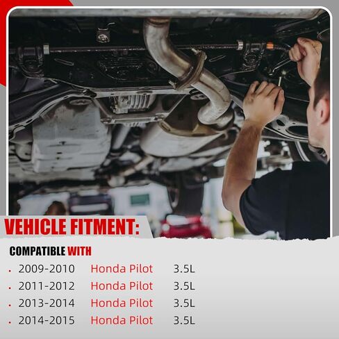 أنبوب Y مرن أمامي مناسب مباشرة متوافق مع 2009-2015 Honda Pilot LX/EX/EX-L/Touring Sport 3.5L Non Turbo in Kuwait