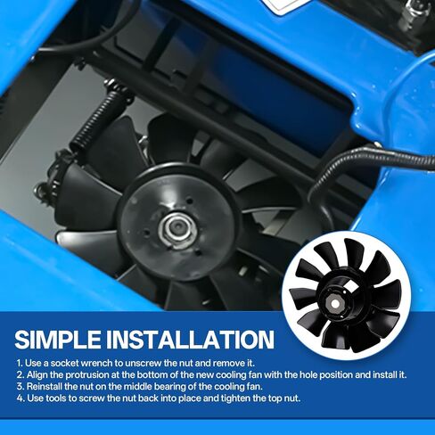 53821 Cooling Fan (7in, 10 Blades) Compatible with Hydro Gear ZT-2200 / ZT-2800 / ZT-3100 / ZT-3200 / ZT-5400 in Saudi Arabia