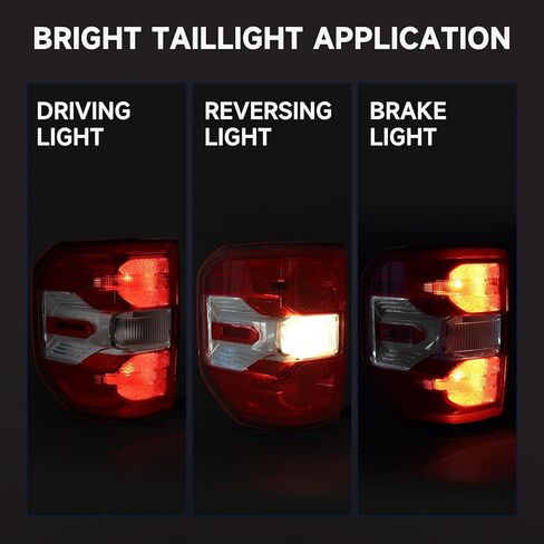 Tail lights Compatible with Ford Maverick Lariat 2022 2023 2024 LED Type Taillight Rear Brake Tail Lamp Assembly Left Driver Side Replace FO2800289 NZ6Z13405D in Saudi Arabia