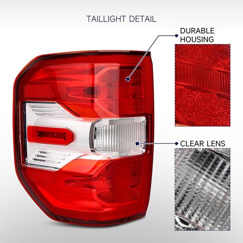 Tail lights Compatible with Ford Maverick Lariat 2022 2023 2024 LED Type Taillight Rear Brake Tail Lamp Assembly Left Driver Side Replace FO2800289 NZ6Z13405D in Saudi Arabia