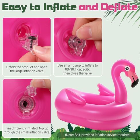 Dog Pool Float, Inflatable Dog Raft, Flamingo Pool Floats for Puppy and Doggies, Flamingo Inflatable Raft with 2 Wreaths for Summer Swimming Beach Lake River Water Party Toys, Magenta in Saudi Arabia