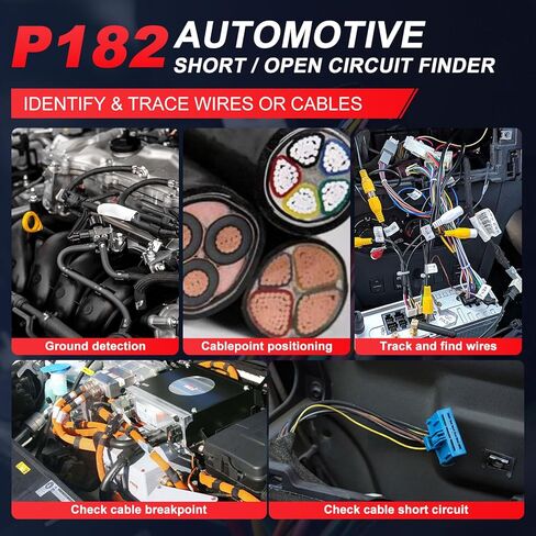 Wire Tracer Electrical Automotive Short Circuit Finder, Short Open Circuit Finder, Circuit Tracer for Shorts and Opens, Circuit Breaker Finder Tool, P182 in Saudi Arabia